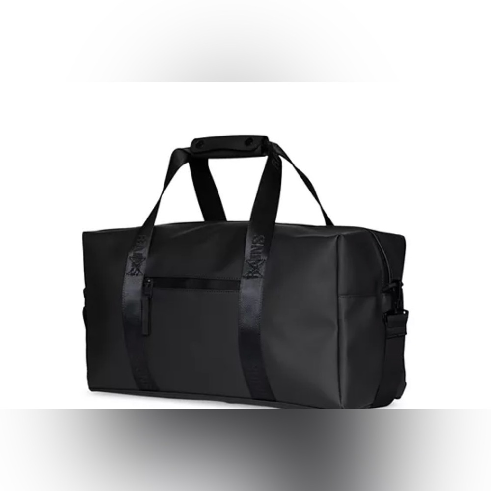 Rains Trail Waterproof Gym Bag In Black Nwt